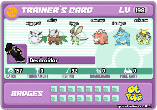 Desdroidor Card otPokemon.com