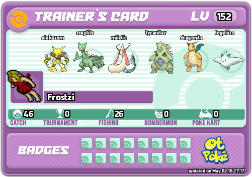 Frostzi Card otPokemon.com
