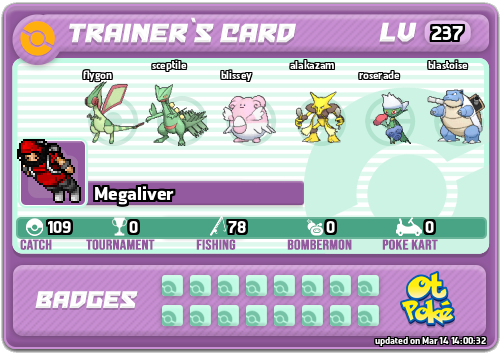 Megaliver Card otPokemon.com