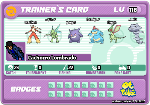 Cachorro Lombrado Card otPokemon.com