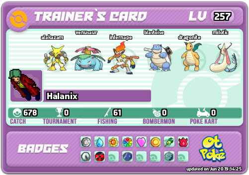 Halanix Card otPokemon.com
