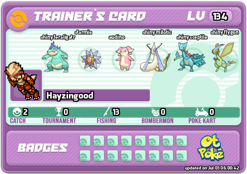 Hayzingood Card otPokemon.com