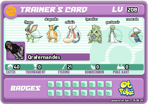 Qrafernandes Card otPokemon.com