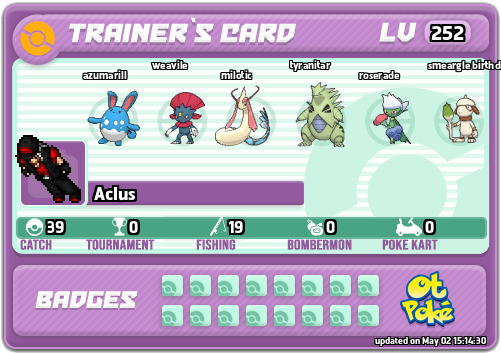 Aclus Card otPokemon.com