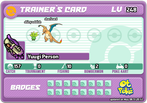 Yuugi Person Card otPokemon.com