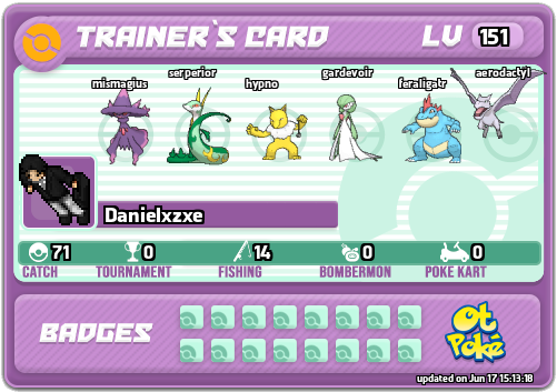 Danielxzxe Card otPokemon.com