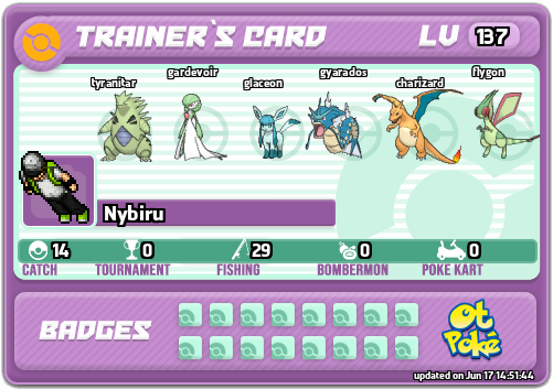 Nybiru Card otPokemon.com