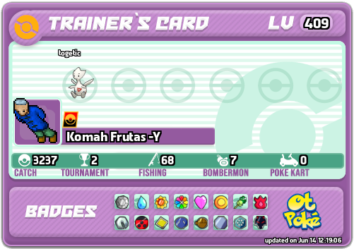 Komah Frutas -Y Card otPokemon.com