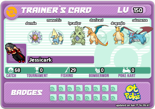 Jessicark Card otPokemon.com