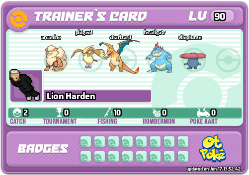 Lion Harden Card otPokemon.com