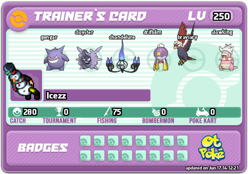 Icezz Card otPokemon.com