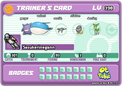Sasukerinegann Card otPokemon.com