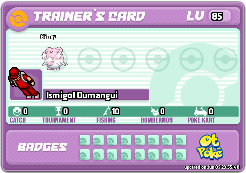 Ismigol Dumangui Card otPokemon.com