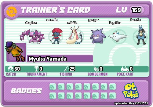 Myuka Yamada Card otPokemon.com