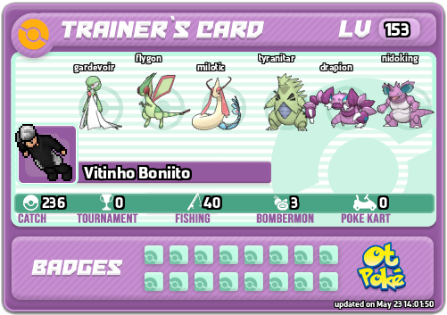 Vitinho Boniito Card otPokemon.com
