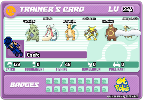 Cnofc Card otPokemon.com