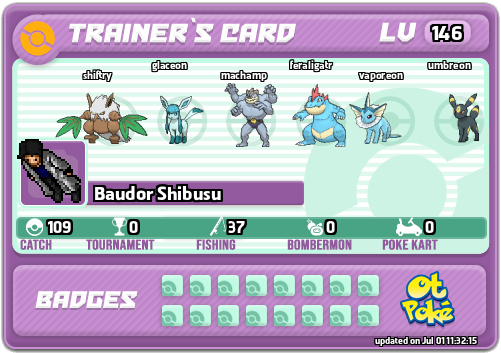 Baudor Shibusu Card otPokemon.com