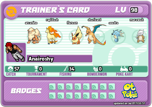 Anairoshy Card otPokemon.com