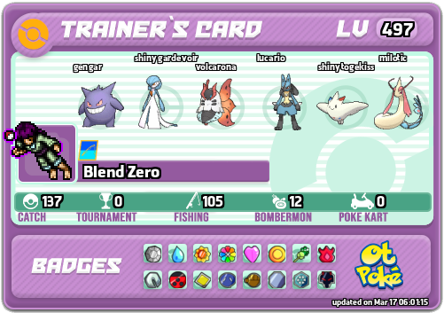 Blend Zero Card otPokemon.com