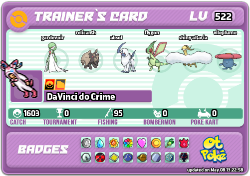 DaVinci do Crime Card otPokemon.com