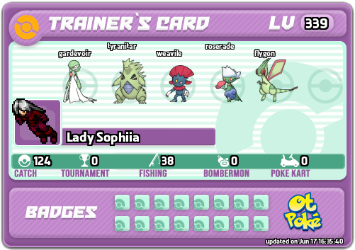 Lady Sophiia Card otPokemon.com