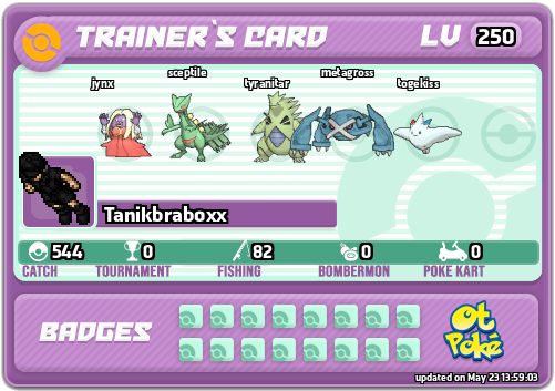 Tanikbraboxx Card otPokemon.com