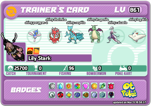 Lily Stark Card otPokemon.com