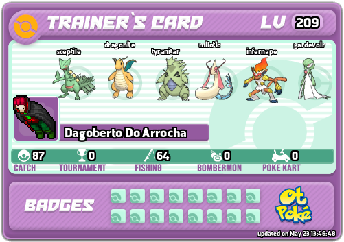 Dagoberto Do Arrocha Card otPokemon.com