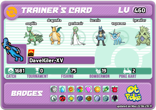 DaveKiler-XV Card otPokemon.com