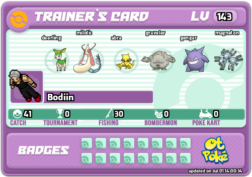 Bodiin Card otPokemon.com