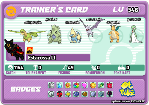 Estarossa Ll Card otPokemon.com