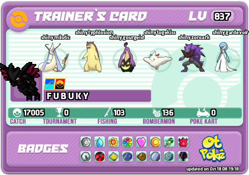 F U B U K Y Card otPokemon.com