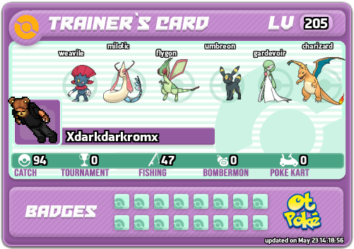 Xdarkdarkromx Card otPokemon.com