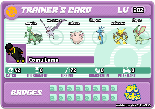 Comu Lama Card otPokemon.com