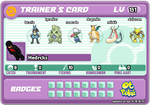 Hedrcks Card otPokemon.com