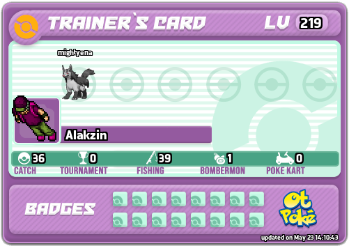 Alakzin Card otPokemon.com