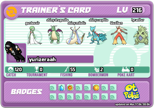 yurizeraah Card otPokemon.com