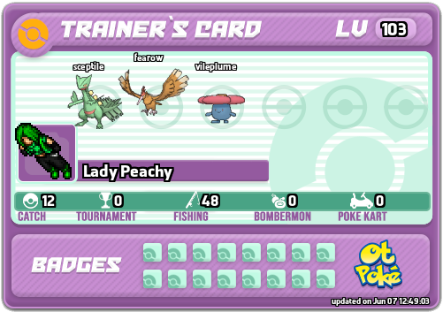 Lady Peachy Card otPokemon.com