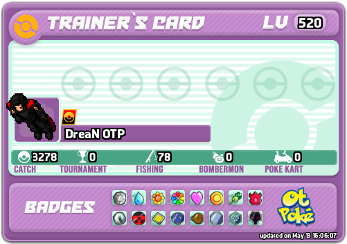 DreaN OTP Card otPokemon.com