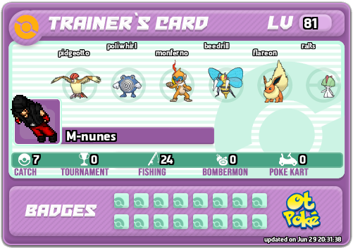 M-nunes Card otPokemon.com