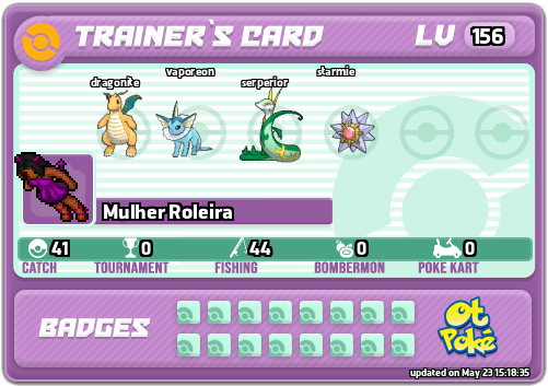 Mulher Roleira Card otPokemon.com