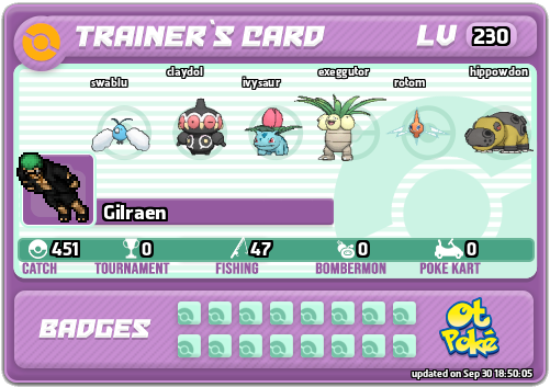 Gilraen Card otPokemon.com