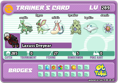 Laxuss Dreyear Card otPokemon.com