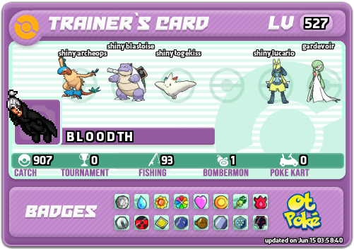 B L O O D TH Card otPokemon.com