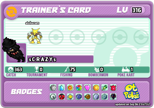 s C R A Z Y s Card otPokemon.com