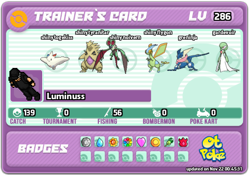 Luminuss Card otPokemon.com