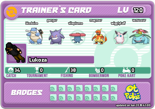 Lukoza Card otPokemon.com