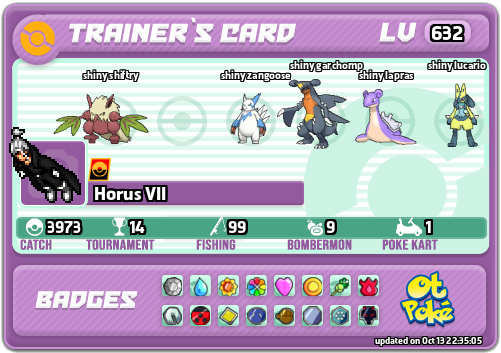 Horus VII Card otPokemon.com