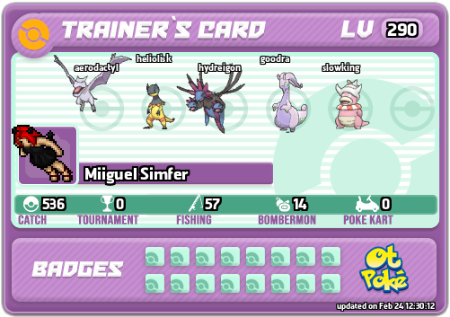 Miiguel Simfer Card otPokemon.com