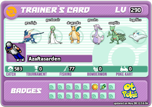 Azaftasarden Card otPokemon.com